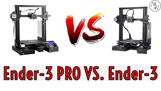 Ulitmate Creality 3D Ender 3 PRO VS Ender 3 3D Printer Comparison Video