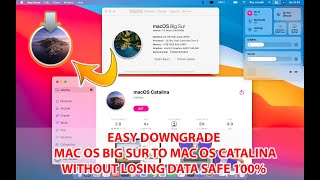 Easy Step to Downgrade macOS Big Sur to Catalina or Mojave Without Losing Data
