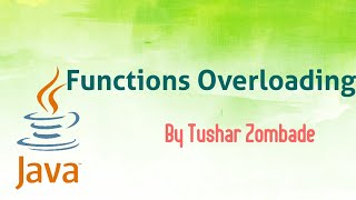 9.5 Function Overloading [learn Java]
