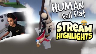 Funny Moments | Stream Highlights | HUMAN FALL FLAT