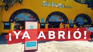 Six Flags México YA REABRIÓ - Recorrido para conocer sus protocolos