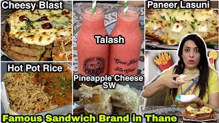 Best Sandwich In Thane | Preeti Sandwich In Thane | Kopri Food Vlog | Indian Street Food |Pasta Rice