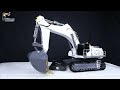 how to operate lesu 1 14 hydraulic rc 9150 back shovel excavator see radio settings hydraulic