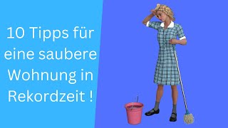 10 Tipps für eine saubere Wohnung in Rekordzeit