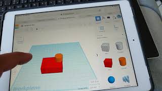 Selecting multiple objects on Tinkercad iPad