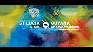 CPL 2017 12th Match - St Lucia Stars v Guyana Amazon Warriors live stream