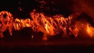 Impressive Spectacle of the Wolf Volcano Eruption. Galapagos Islands.2015.