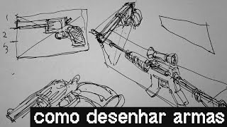 Como desenhar armas