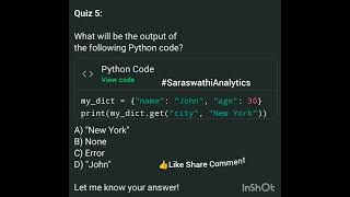 Python Quiz 5