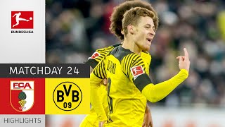 Augsburg vs Borussia Dortmund 1-1 | All Goals & Highlights | Bundesliga 2021/22 | Matchday 24