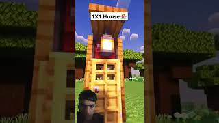 Minecraft me 1×1 ka ghar 😱😎 #minecraft #minecraftbuilding #gaming #minecraftbuild #minecraftbuilds