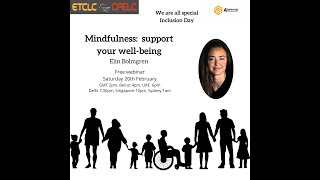 Mindfulness support your well being - Elin Bolmgren