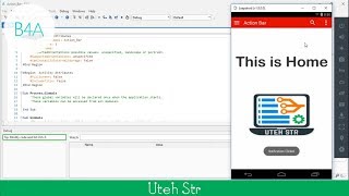 Basic4Android (B4A) | Costum ActionBar / Toolbar