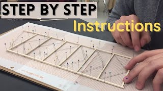 How To Make Balsa/Bass Wood Bridge | Step by Step Instructions