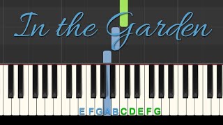 In the Garden: easy hymn piano tutorial with free sheet music