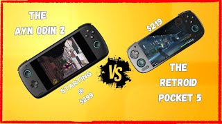 The Retroid Pocket 5 vs The Ayn Odin 2: How does the RP5 compare at $80 less?