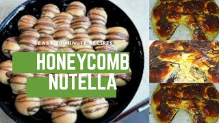 How to make honeycomb nutella چۆنیەتی دروستکردنی شانەی هەنگ بە نۆتێلا