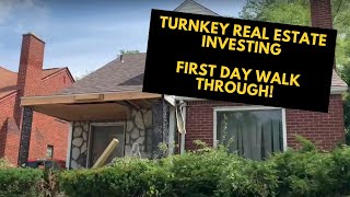 Turnkey Real Estate Investing - First Day Walkthrough! Ward Series Episode 1 - Passive Income
