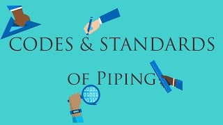 Codes \u0026 Standrds for Piping #learning #piping #trending