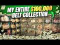 My Entire $100,000 Belt Collection! (WWE, WWF. AEW. WCW, TNA, ECW)!