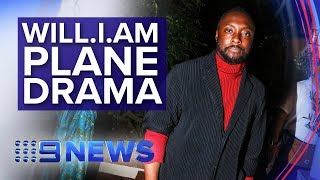 Will.i.am says he was racially targeted by Qantas flight attendant | Nine News Australia