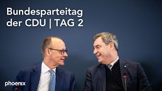 CDU-Bundesparteitag aus Berlin: Tag 2 | u.a. mit Grundsatzprogramm und Söder (CSU) | 07.05.24