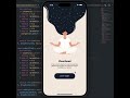 Free Animated onboarding UI template in react native (source in description) | #shorts #opensource