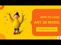 How to load 3D Models in React Three Fiber
