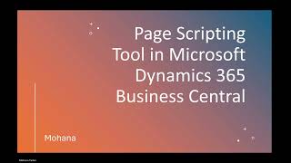 Page Scripting Tool in #msdyn365bc (BC24 Preview)