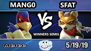 GOML 2019 SSBM - C9 | Mango (Falco) Vs. CLG | SFAT (Fox) Smash Melee Tournament Winners Semis