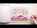 40 minute realtime asmr color with me bobbie goods coloring book no talking no music