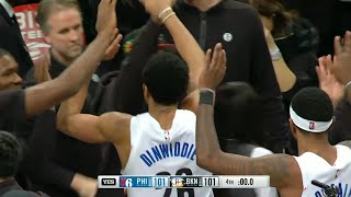 Spencer Dinwiddie Celebrates too early !  3-Pointer At The Buzzer did not count !