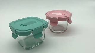 LINUO Glass Baby Food Containers