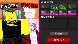 Vote to Eliminate in Murder Mystery 2!