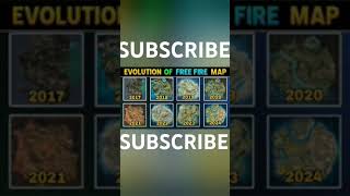 FREE FIRE KE OLD MAP SE NEW MAP  #freefiremax #shorts 2017 se 2025