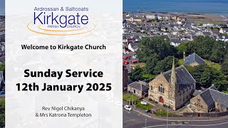 Sunday Service - 12th January 2025