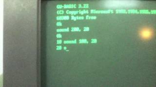 Creating music on GW BASIC