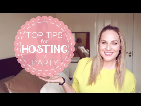 Tips for organizing a party