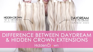 The Difference Between DayDream \u0026 Hidden Crown Hair Extensions