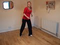 debbie garvey demonstrates the swing u0026 soul line dance