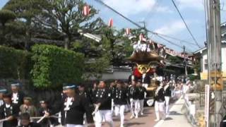 平成21年度　三日市地区祭礼　試験曳き