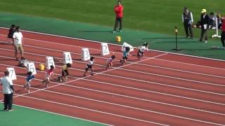 2016.11.06 福岡県小学生秋季陸上競技大会 1年生女子50ｍ予選2組