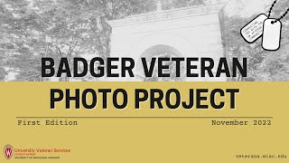 Badger Veteran Photo Project 2022 | University Veteran Services