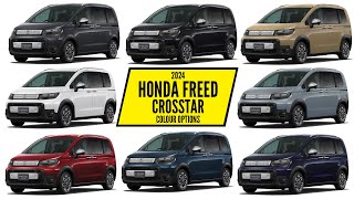 All-New 2024 Honda Freed Crosstar Color Options - Images | AUTOBICS