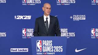 NBA Paris Games 2025 sold out both Pacers v. Spurs games, says Adam Silver