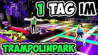 1 TAG ALLEINE IM TRAMPOLINPARK! Kaan \u0026 Kathi mit MEGA VIEL ACTION!