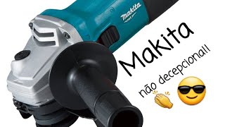 Esmerilhadeira Makita 720 w                   Esmerilhadeira Angular 4 1/2 Pol. 720W - MAKITA-M9507B