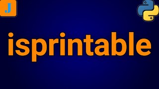 Python isprintable