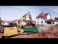 bagger fahren. alltag eines baggerfahrer.