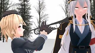 POV: The State of the Eastern Front 1944 Trumpet MEME (GFL MMD) Kar98k and MP-40